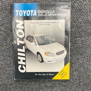 Chilton Repair Manual Toyota Corolla 2003-2005 68303 Book